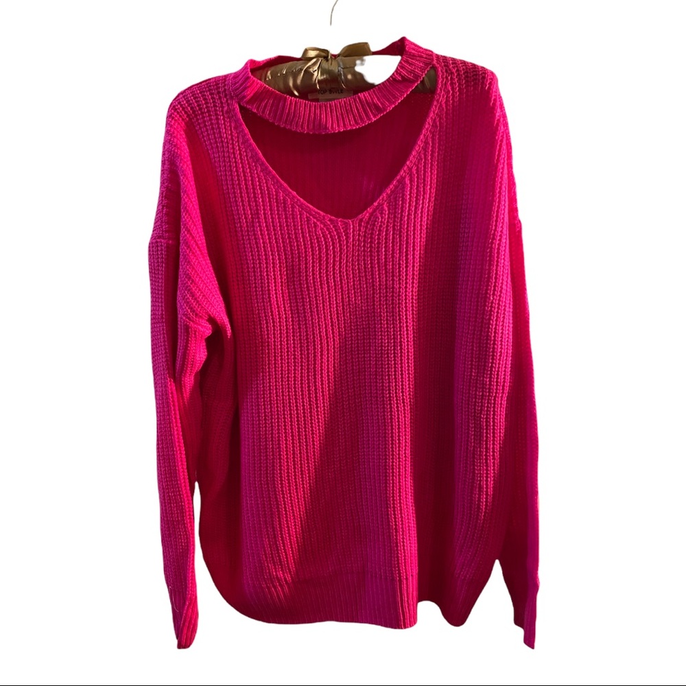 Fuschia sweater